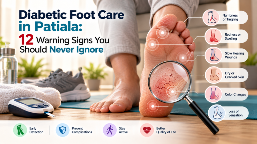 Diabetic Foot Care in Patiala: 12 Warning Signs You Should Never Ignore